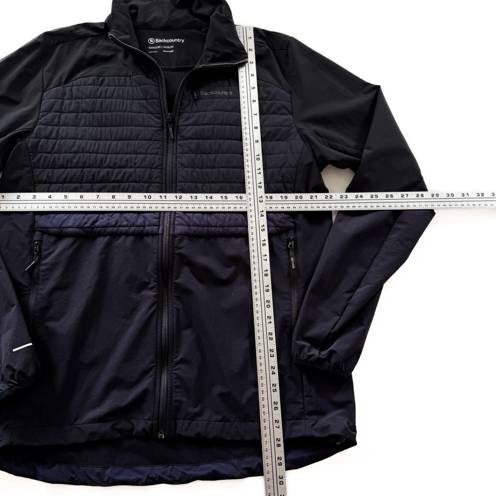 Backcountry Jacket Mens Size XL Wasatch Crest Hybrid Black Full Zip Quick Dry - Picture 3 of 9